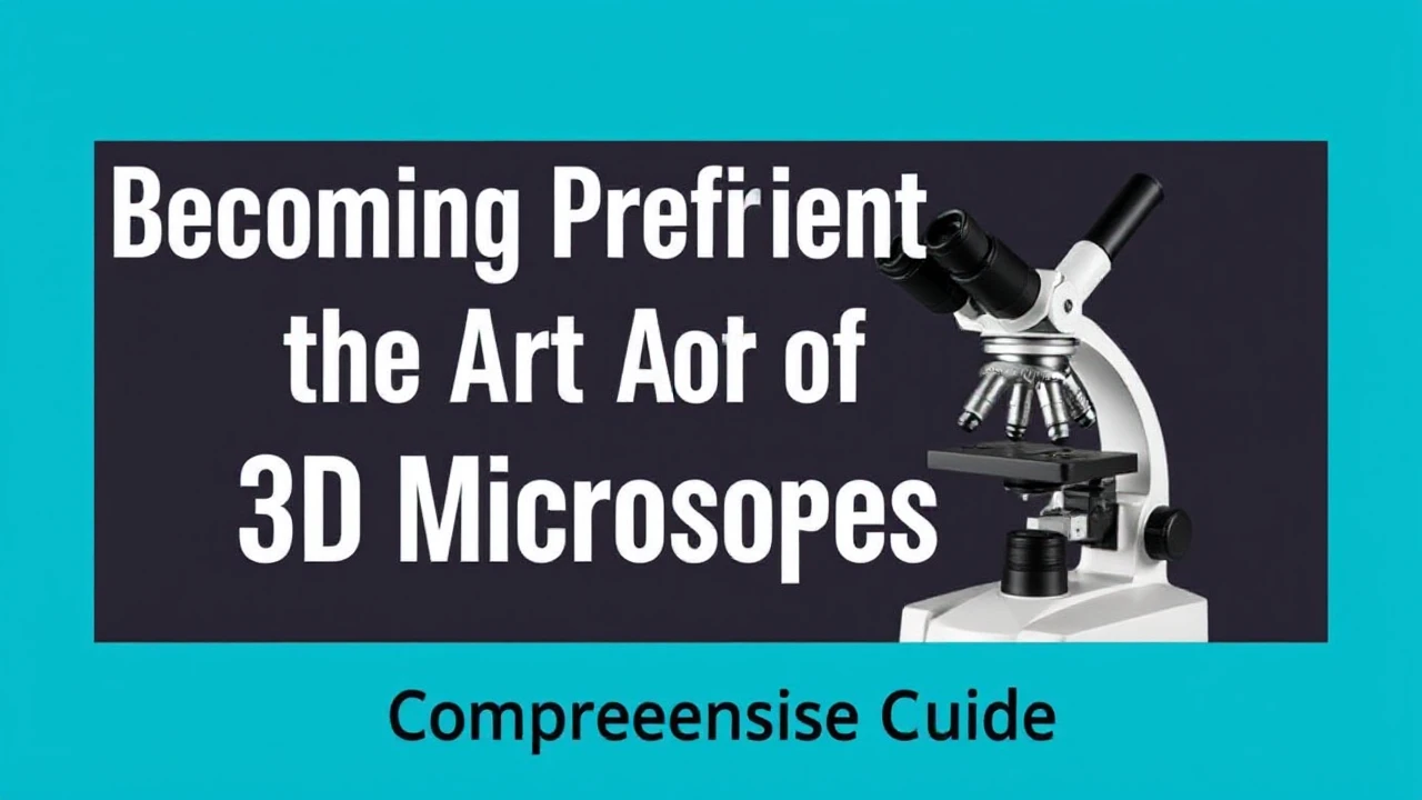 Becoming Proficient in the Art of 3D Microscopes: A Comprehensive Guide