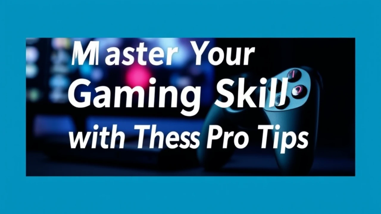 Master Your Gaming Skills with These Pro Tips