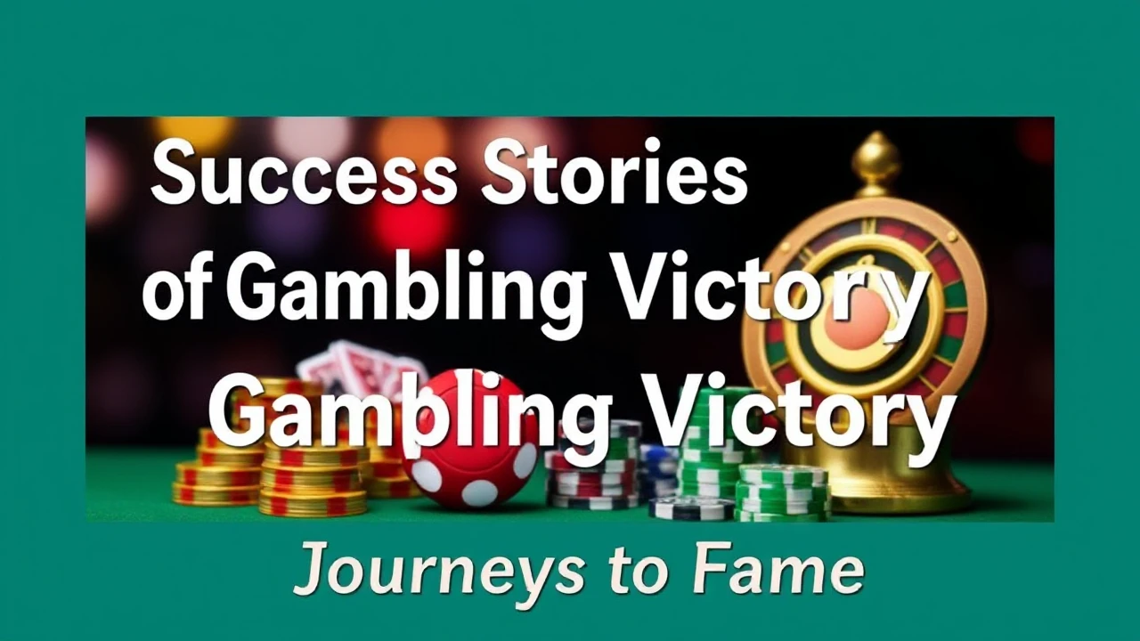 Success Stories of Gambling Victory: Journeys to Fame