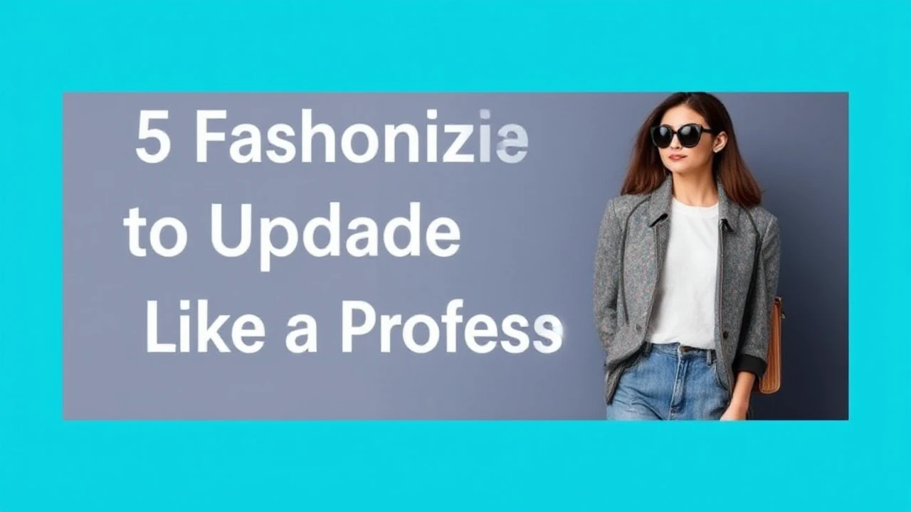 5 Fashionable Techniques to Upgrade Your Outfit Like a Professional
