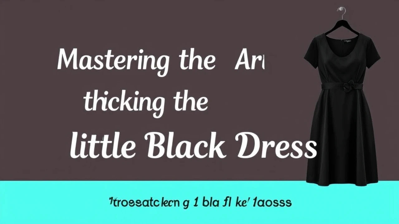 Mastering the Art of Picking the Ultimate Little Black Dress
