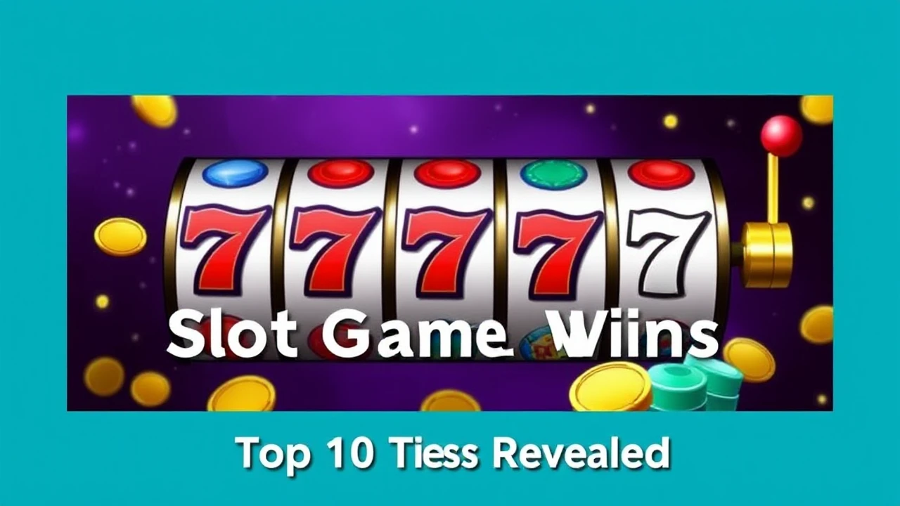 Optimizing Your Slot Game Wins: Top 10 Tips Revealed