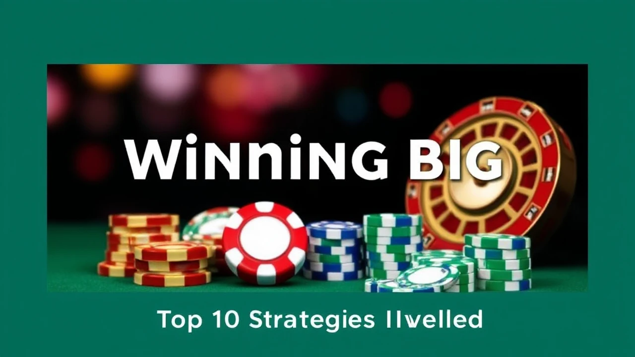 Mastering the Art of Winning Big at the Casino: Top 10 Strategies Unveiled