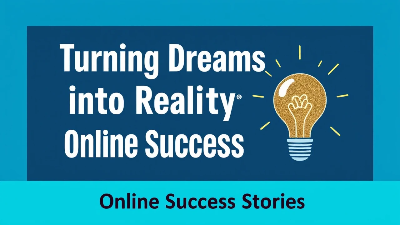 Turning Dreams into Reality: Online Success Stories