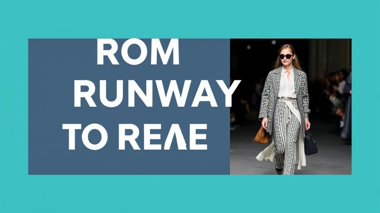 From Runway to Real Life: Styling Tips for Everyday Fashion