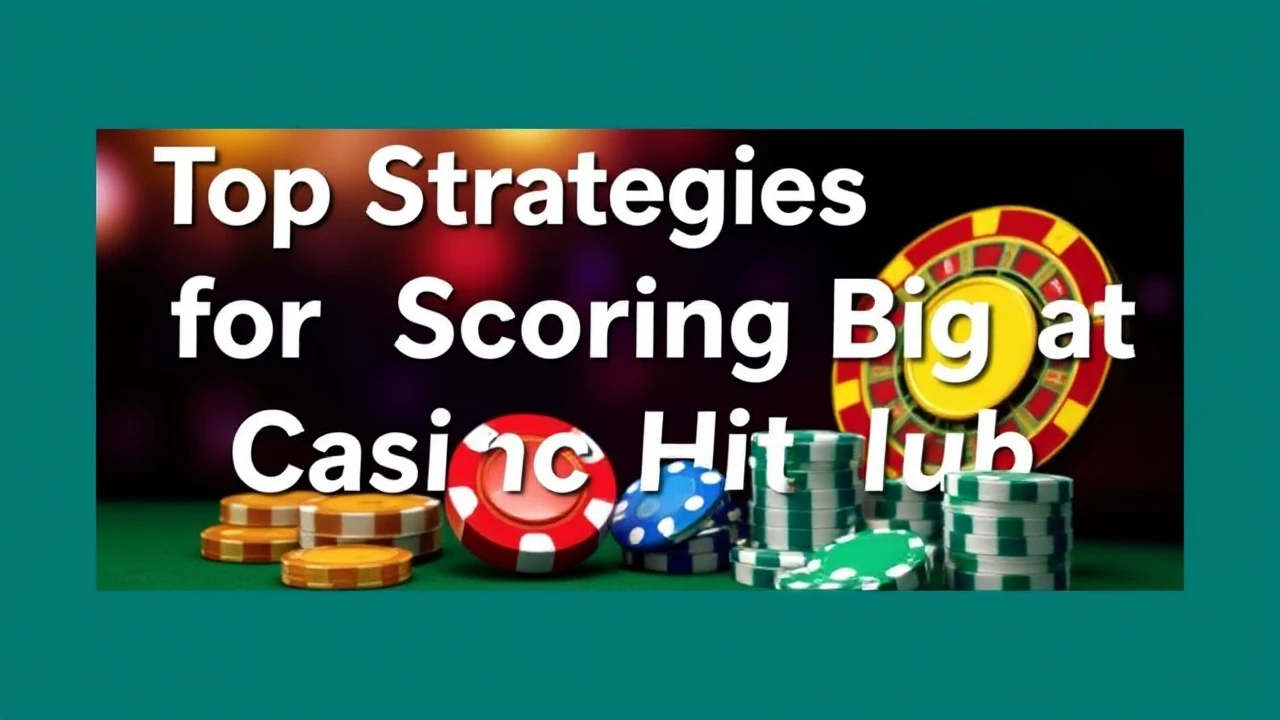 Top Strategies for Scoring Big at Casino Hitclub