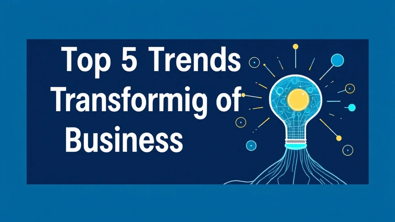 Investigating the Top 5 Trends Transforming the Future of Business Innovation