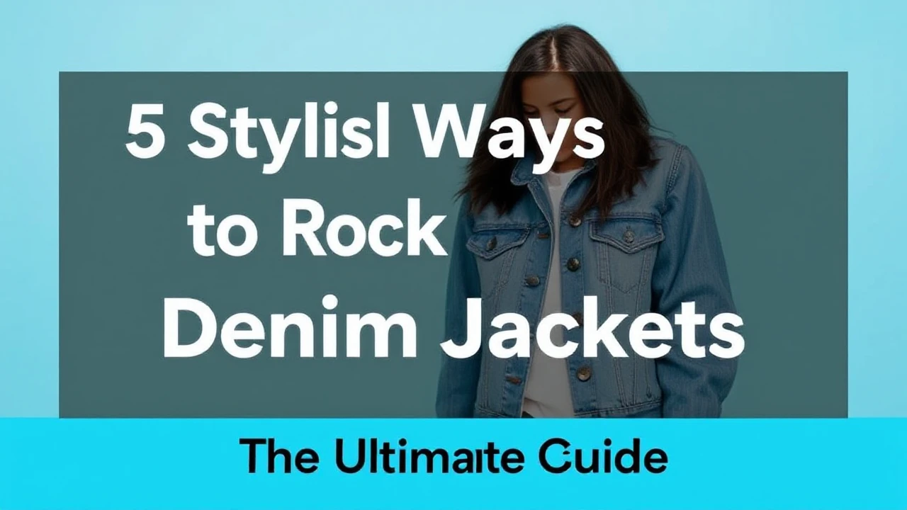 5 Stylish Ways to Rock Denim Jackets During the Current Season: Your Ultimate Guide