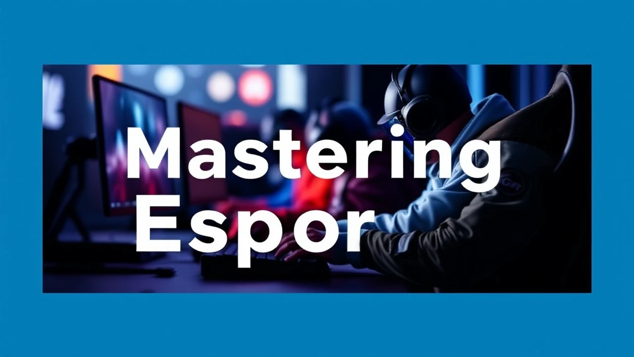 Mastering Esports: Novice's Guide to High-Level Gaming
