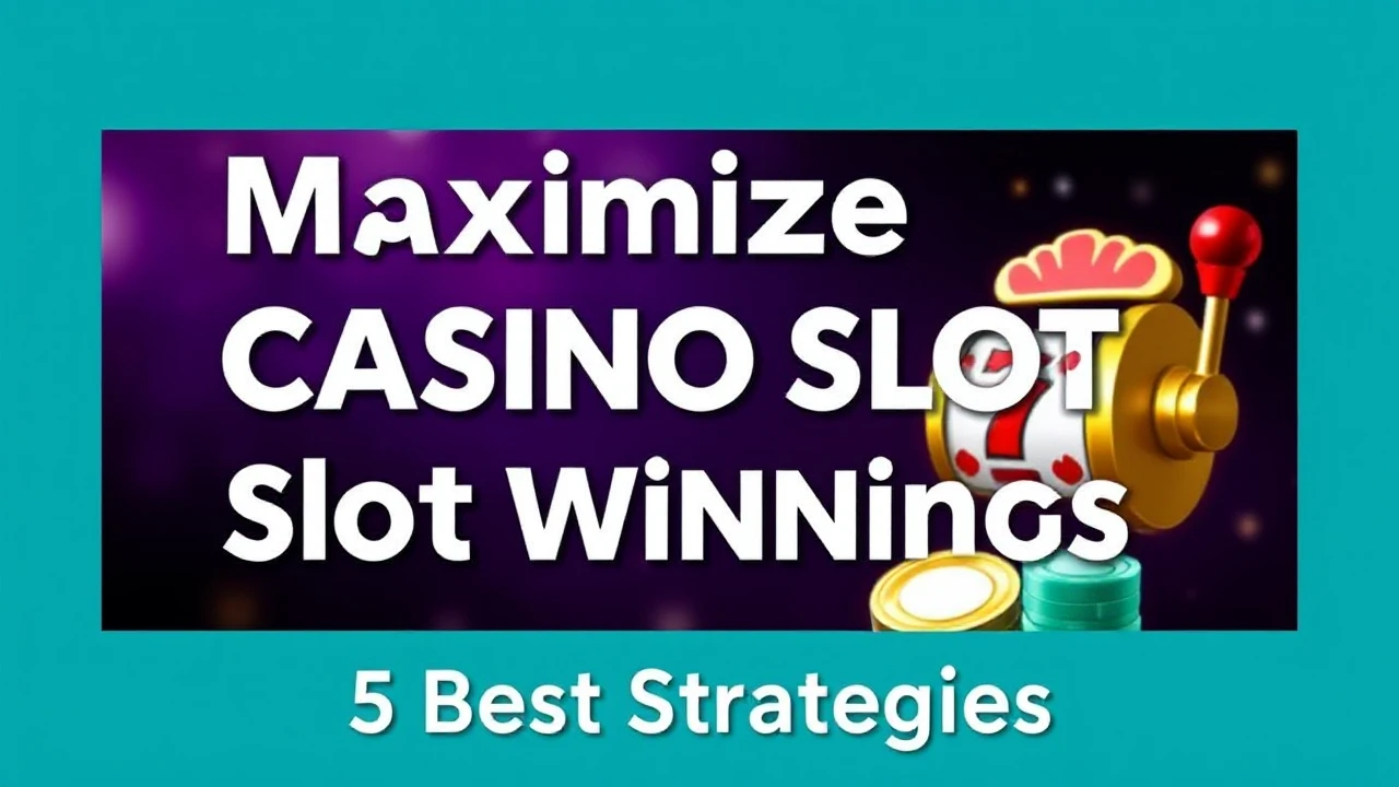 Maximize Your Casino Slot Winnings: 5 Best Strategies