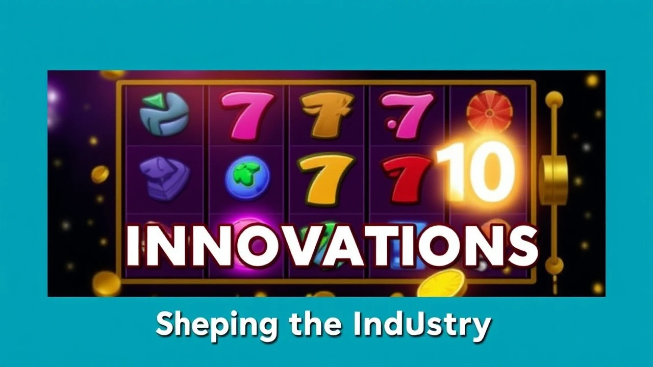 Shaping the Industry: The Top 10 Slot Game Innovations
