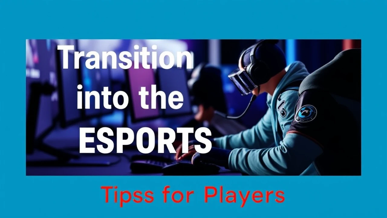 Transitioning into the Esports Realm: Tips for Players