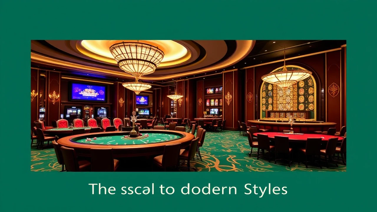 Classic to Modern Styles: The Evolution in Casino Design