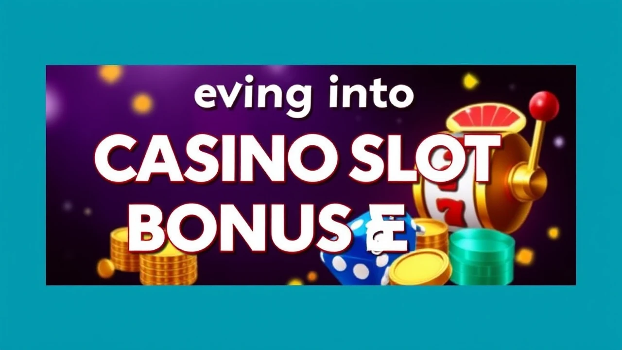 Delving into Casino Slot Bonuses: A Guide for Players
