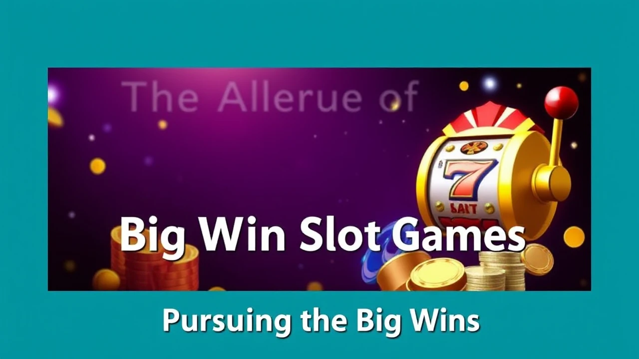 The Allure of Big Win Slot Games: Pursuing the Big Wins