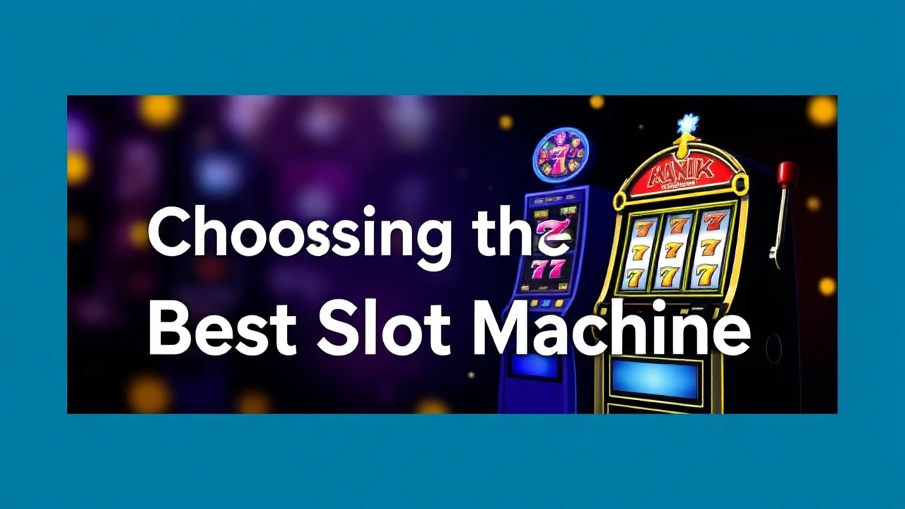 The Ultimate Guide for Choosing the Best Slot Machine