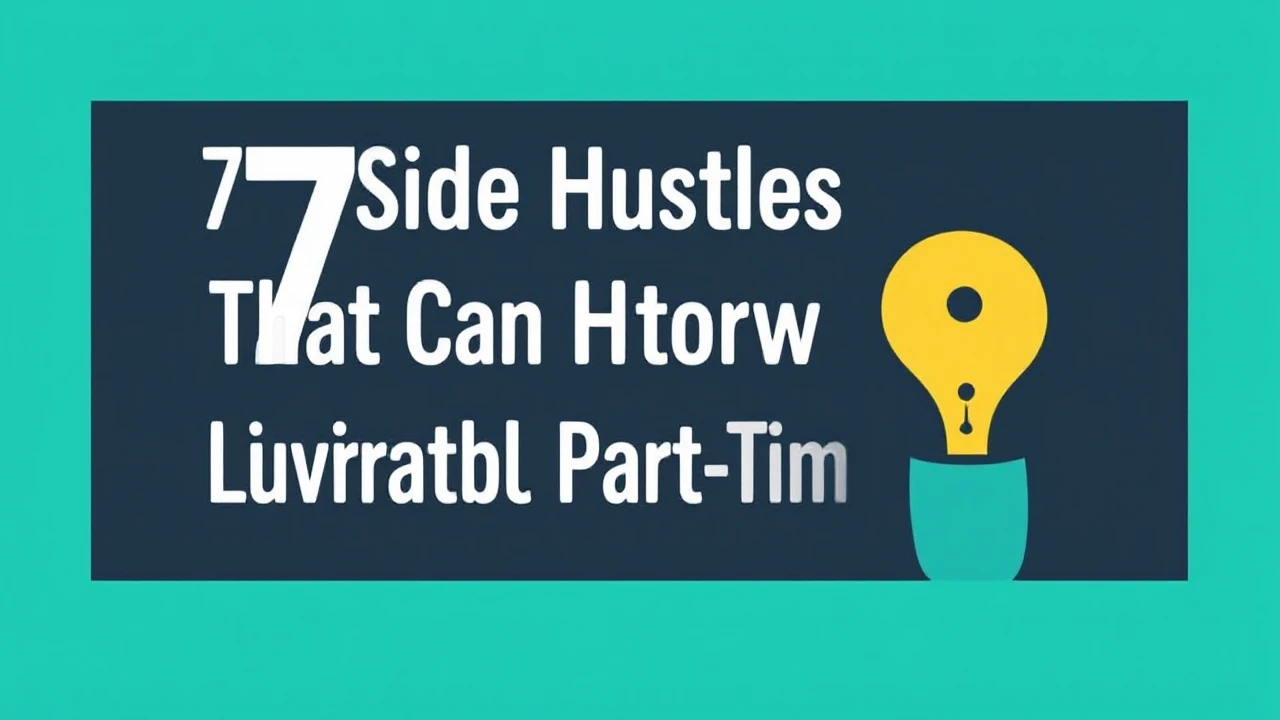 7 Side Hustles That Can Turn into Lucrative Part-Time Jobs
