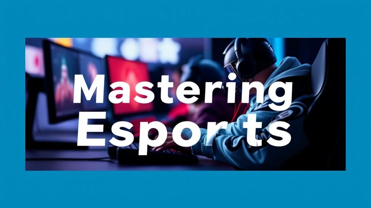 Mastering Esports: An Amateur's Guide to Professional Gaming