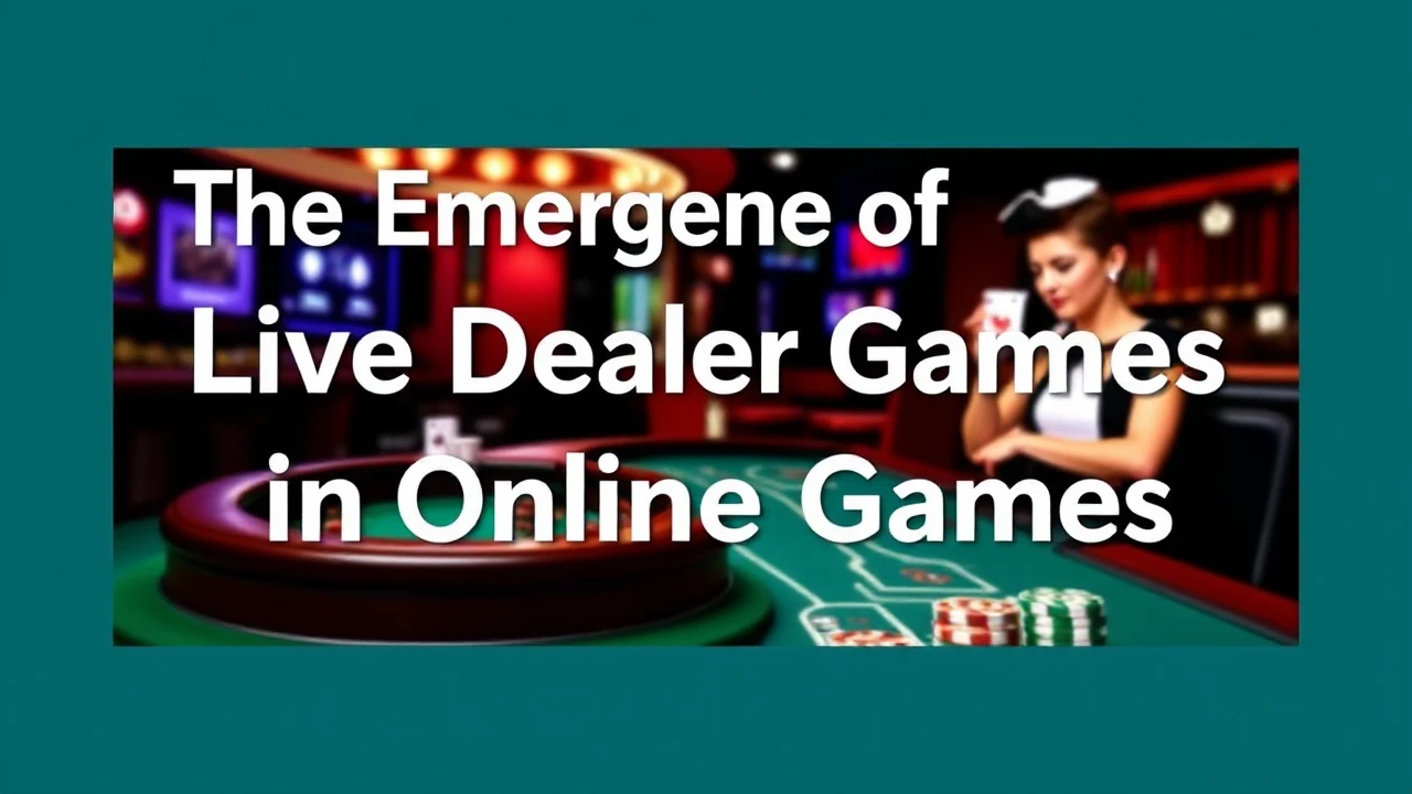 The Emergence of Live Dealer Games in Online Casinos