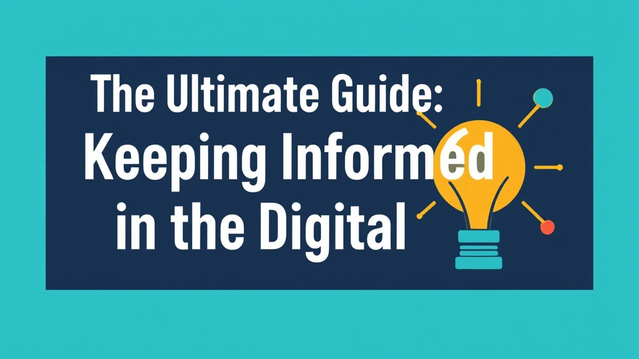 The Ultimate Guide: Keeping Informed in the Digital Era