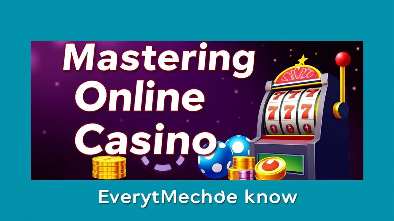 Mastering Online Casino Slots: Everything You Need to Know
