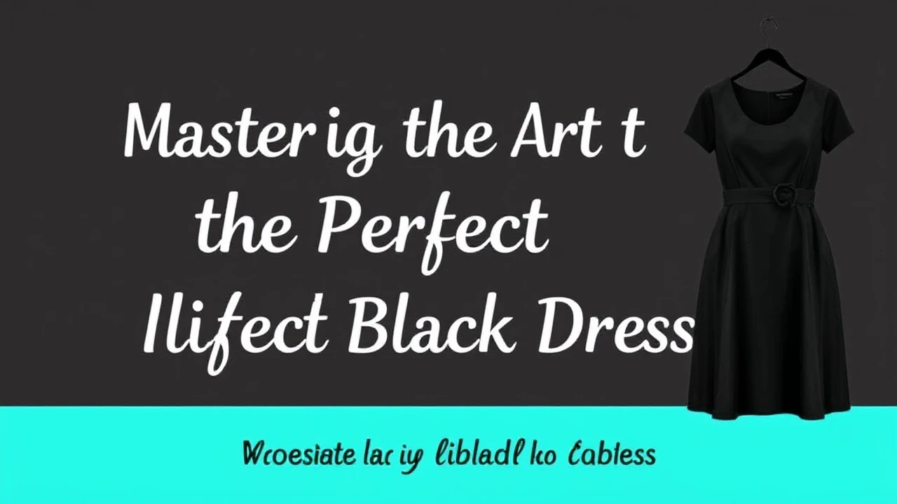 Mastering the Art of Selecting the Perfect Little Black Dress
