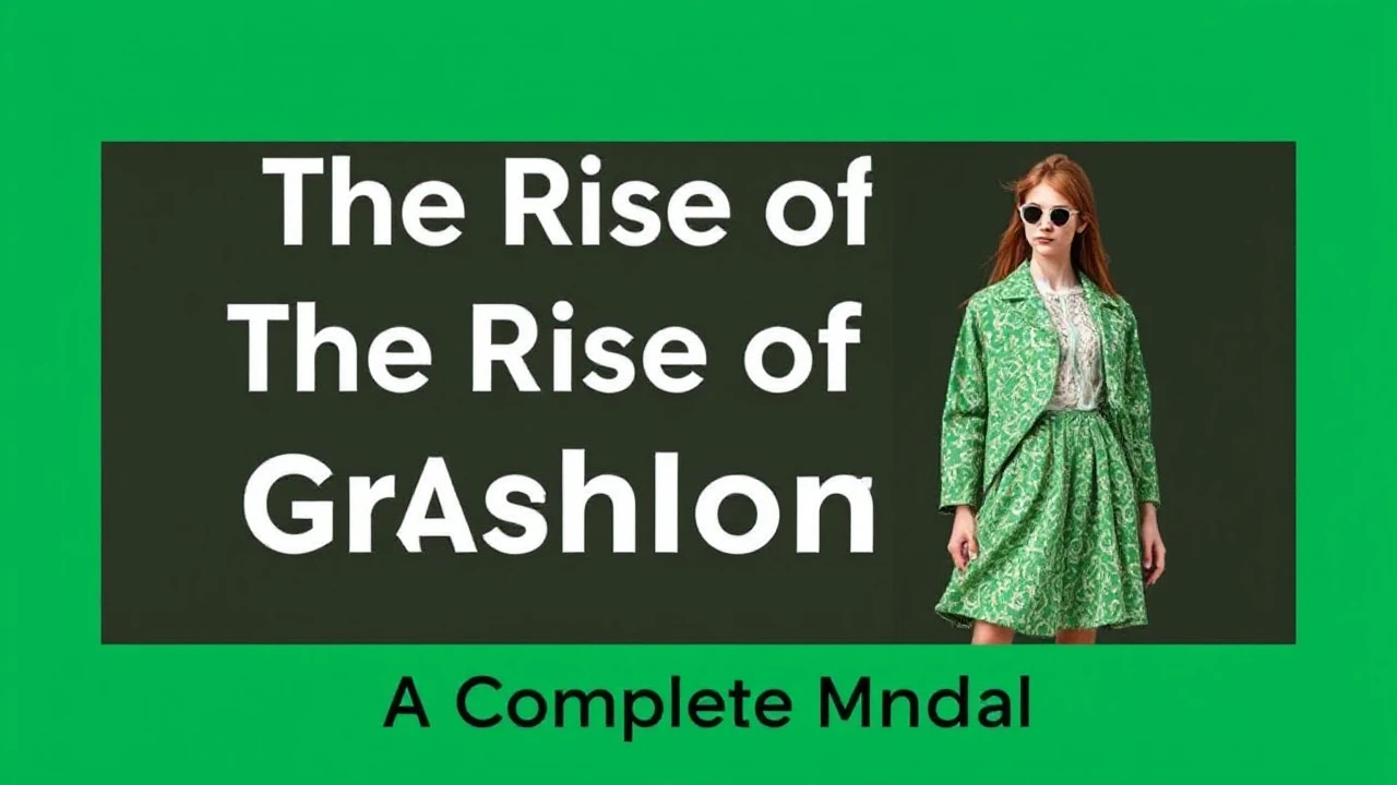 The Rise of Green Fashion: A Complete Manual