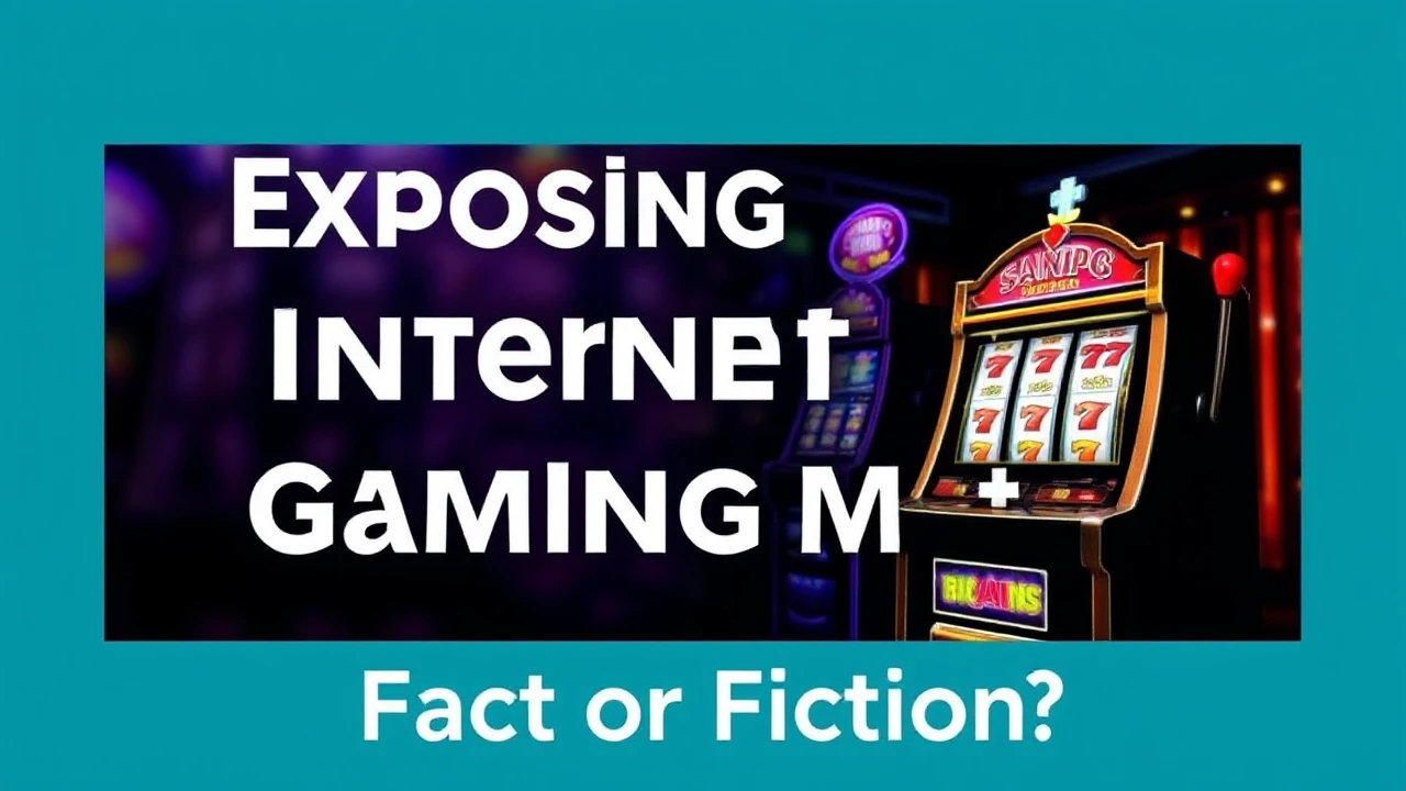 Exposing Internet Gaming Machine Myths: Fact or Fiction?