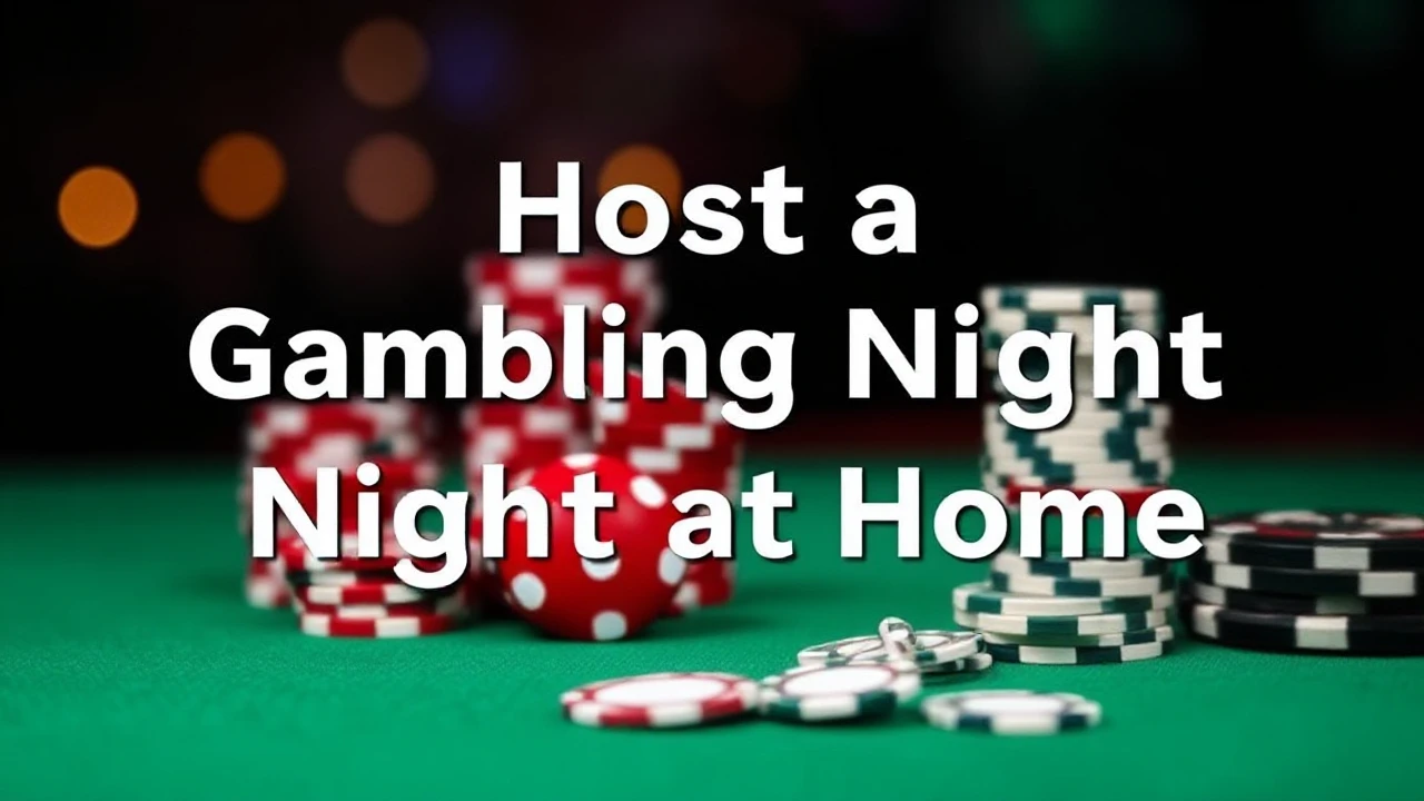 Host a Gambling Night at Home: DIY Suggestions and Pointers