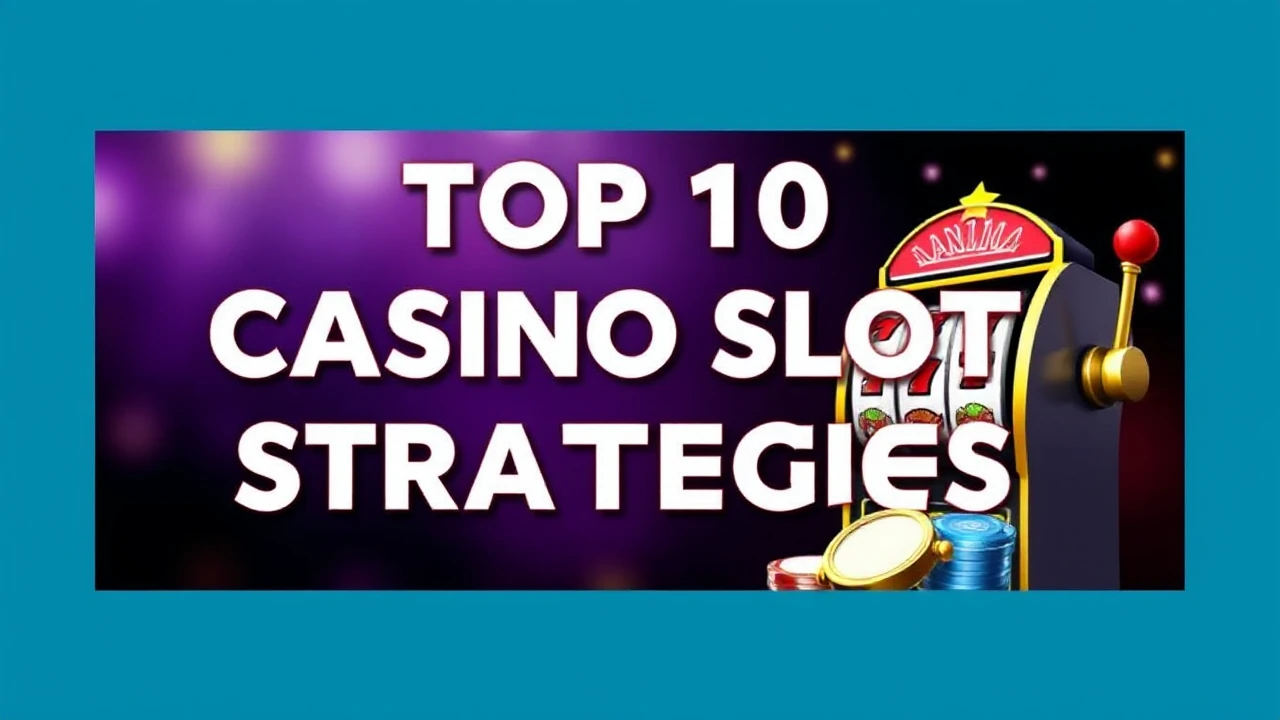 Top 10 Casino Slot Strategies for Achieving Success