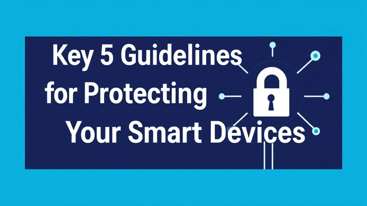 Key Five Guidelines for Protecting Your Smart Devices