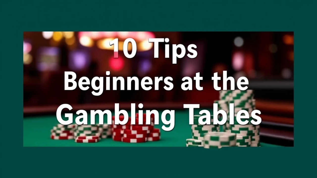 Top 10 Tips for Beginners at the Gambling Tables