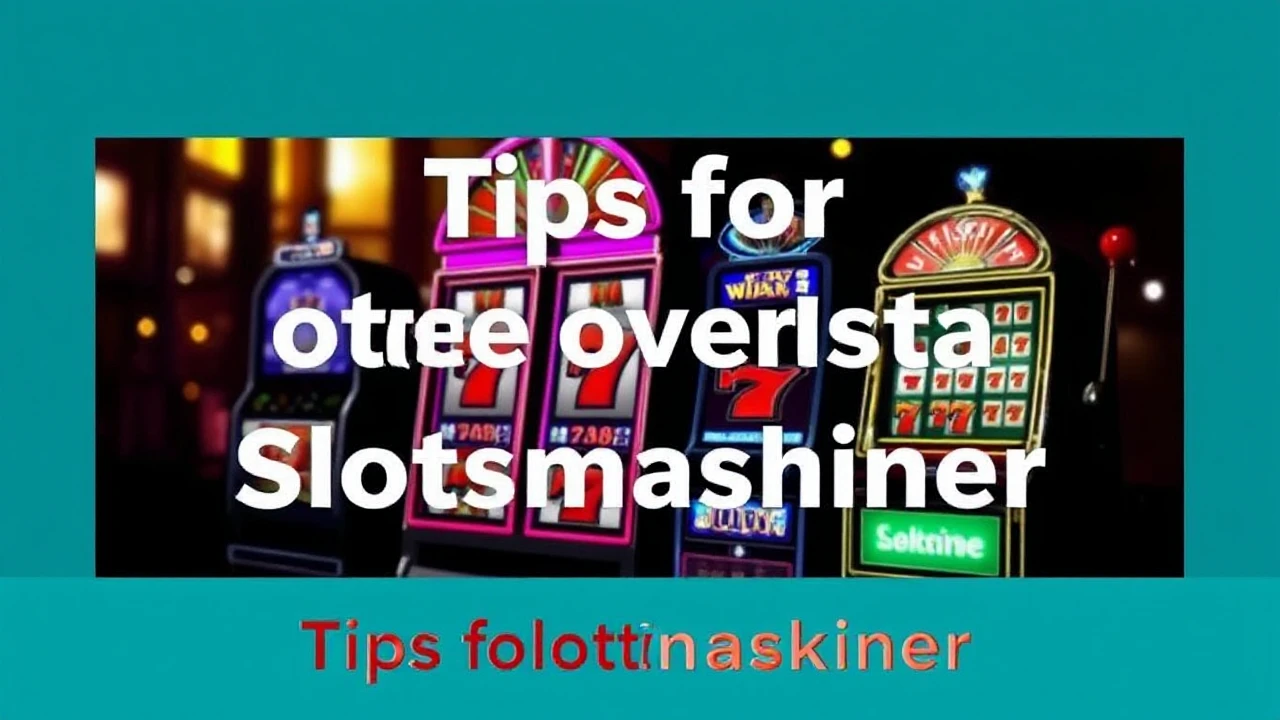 Tips för att överlista slotsmaskiner - Spännande Guide