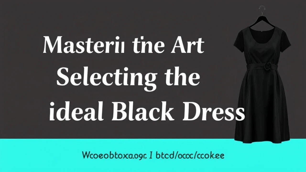 Mastering the Art of Selecting the Ideal Little Black Dress