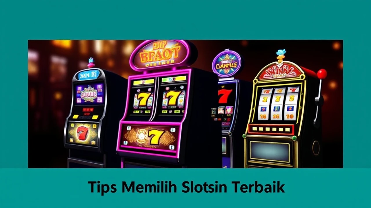 Tips Memilih Slot Machine Terbaik