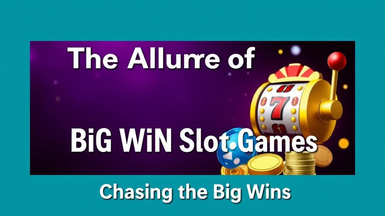 The Allure of Big Win Slot Games: Chasing the Big Wins