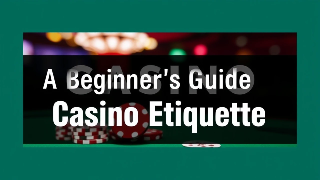 A Beginner's Guide Casino Etiquette: The Dos and Don'ts for Every Player