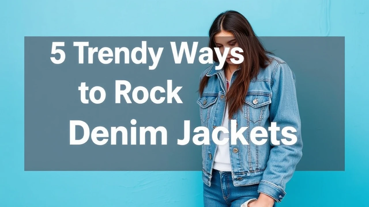 5 Trendy Ways to Rock Denim Jackets During the Current Season: Expert Advice