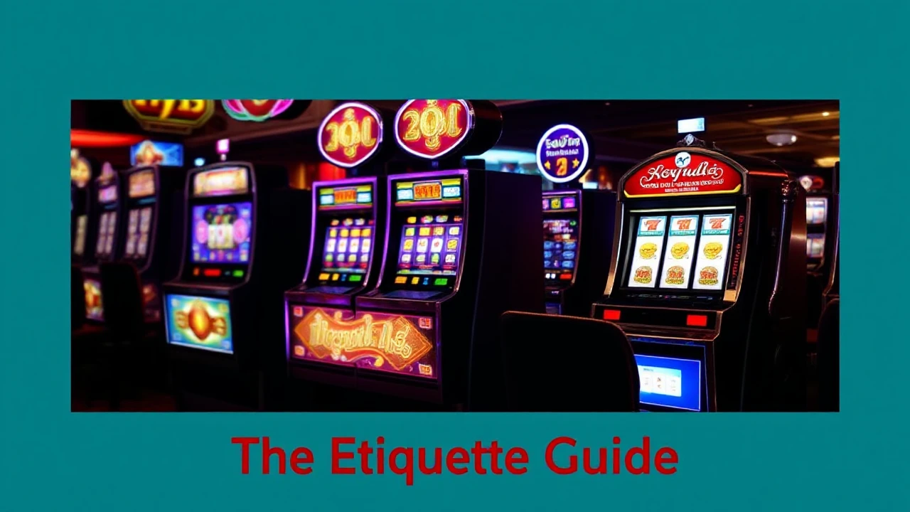 The Etiquette Guide for Playing Slot Machines in Casinos