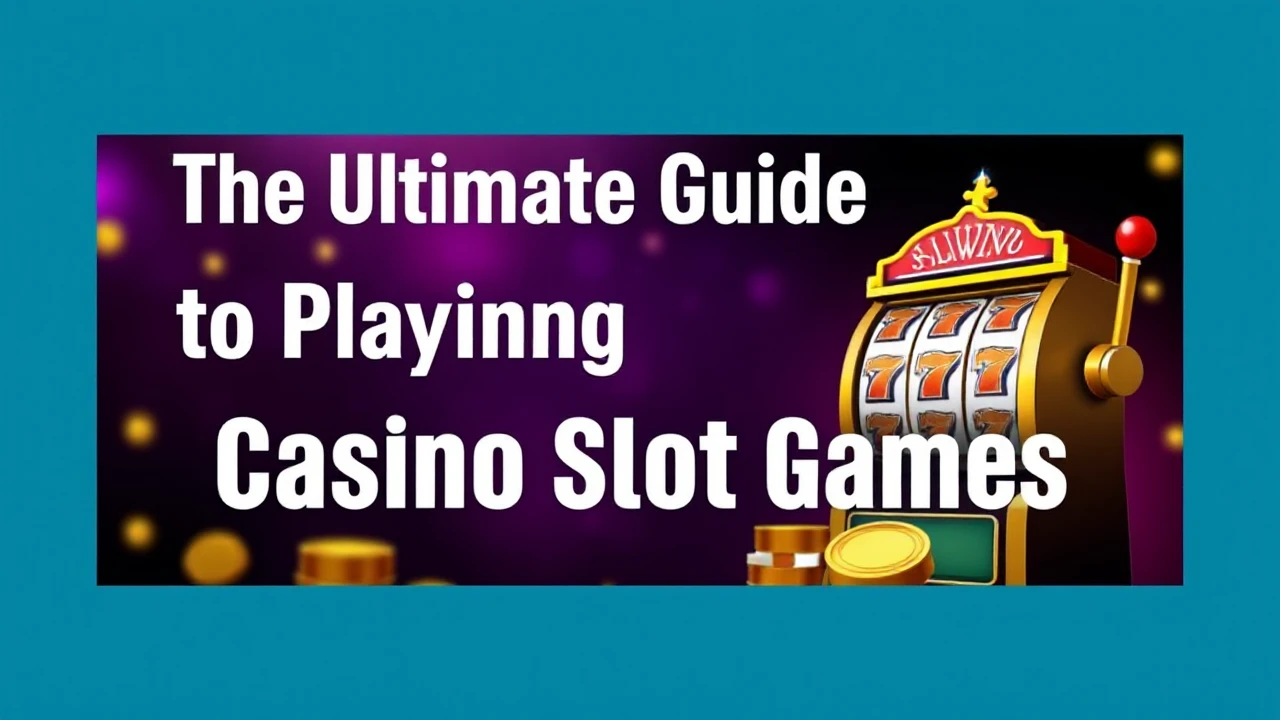 The Ultimate Guide to Playing Casino Slot Games