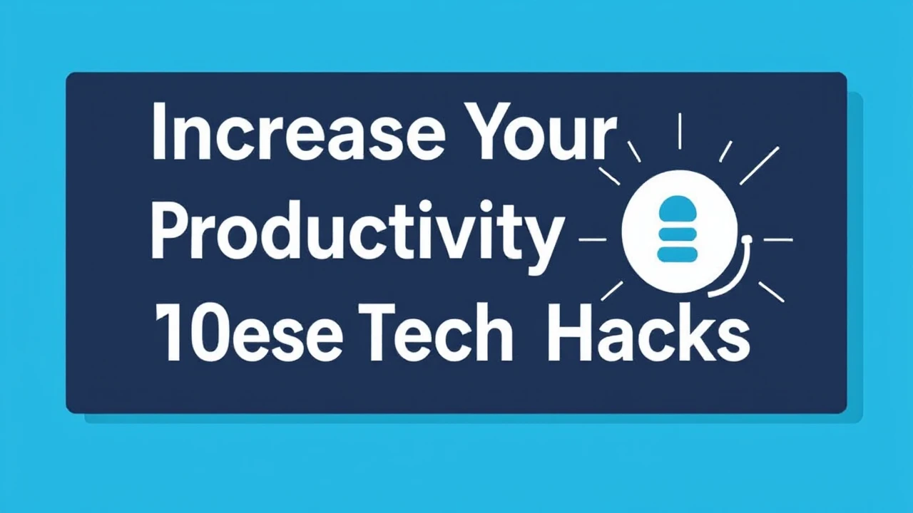 Increase Your Productivity with These 10 Tech Hacks