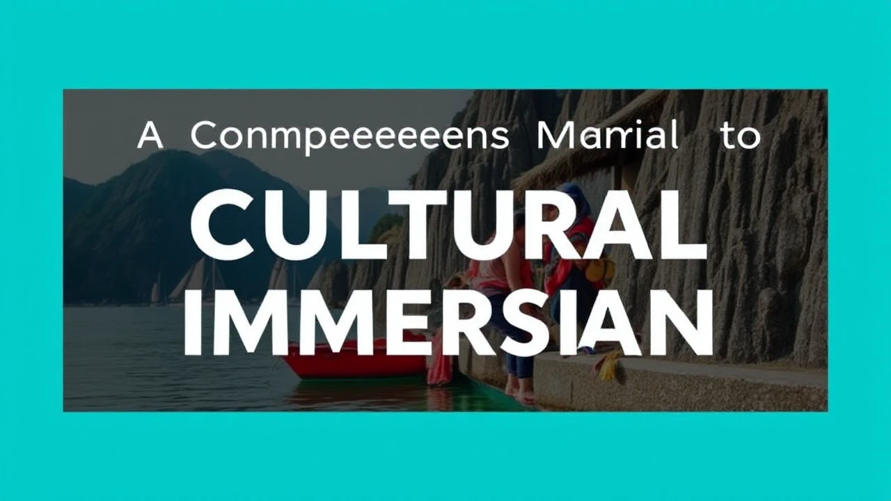 A Comprehensive Manual to Cultural Immersion: Embracing Local Traditions While Traveling