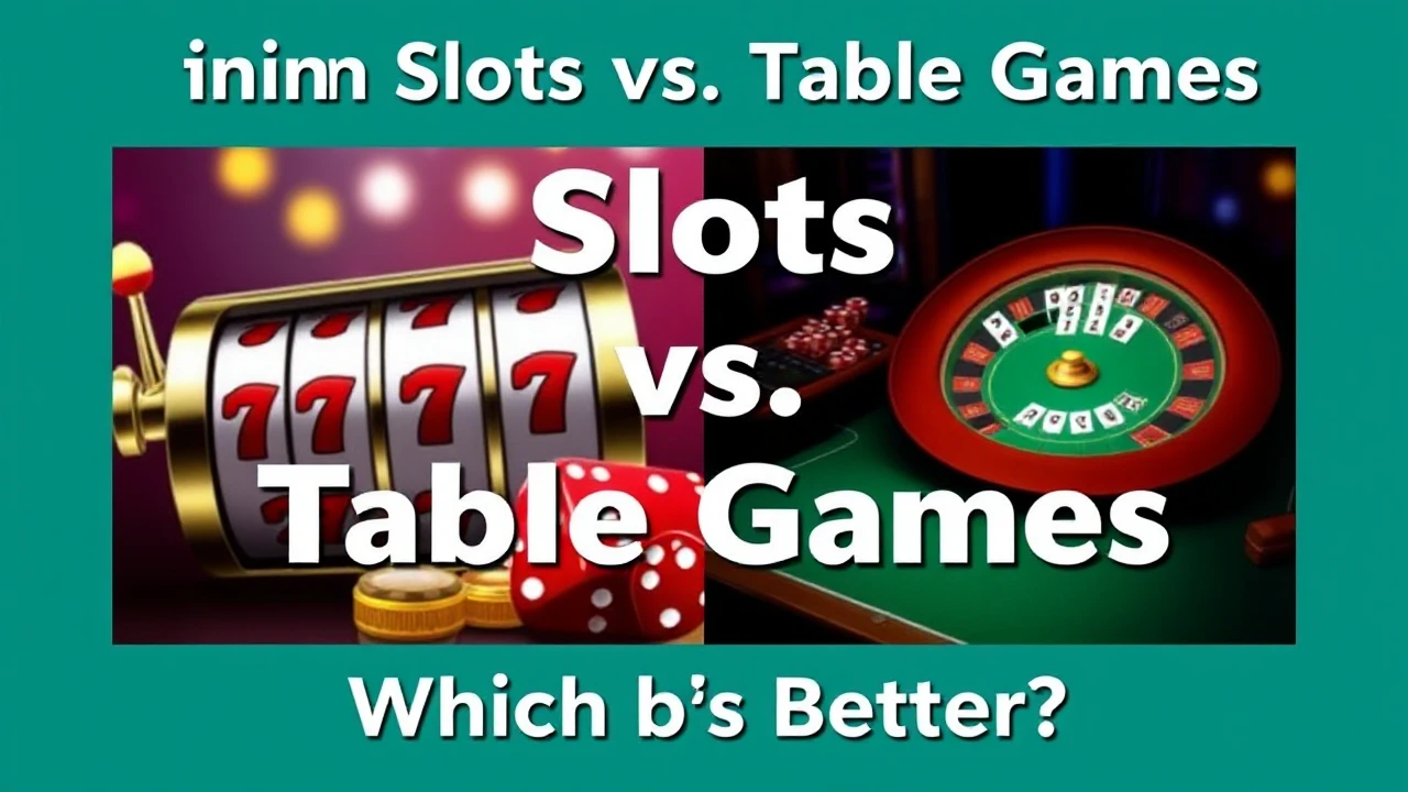 Casino Slots vs. Table Games: Which is Better?