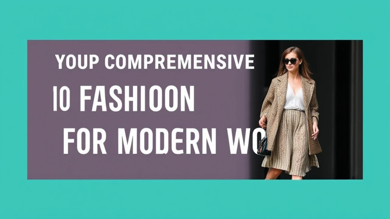 Your Comprehensive Handbook to Fashion Trends for the Modern Woman