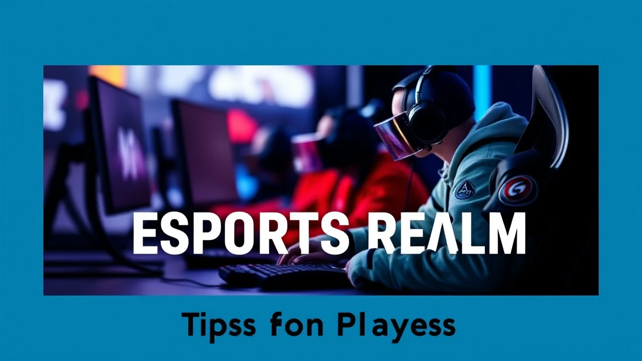 Entering the Esports Realm: Tips for Players