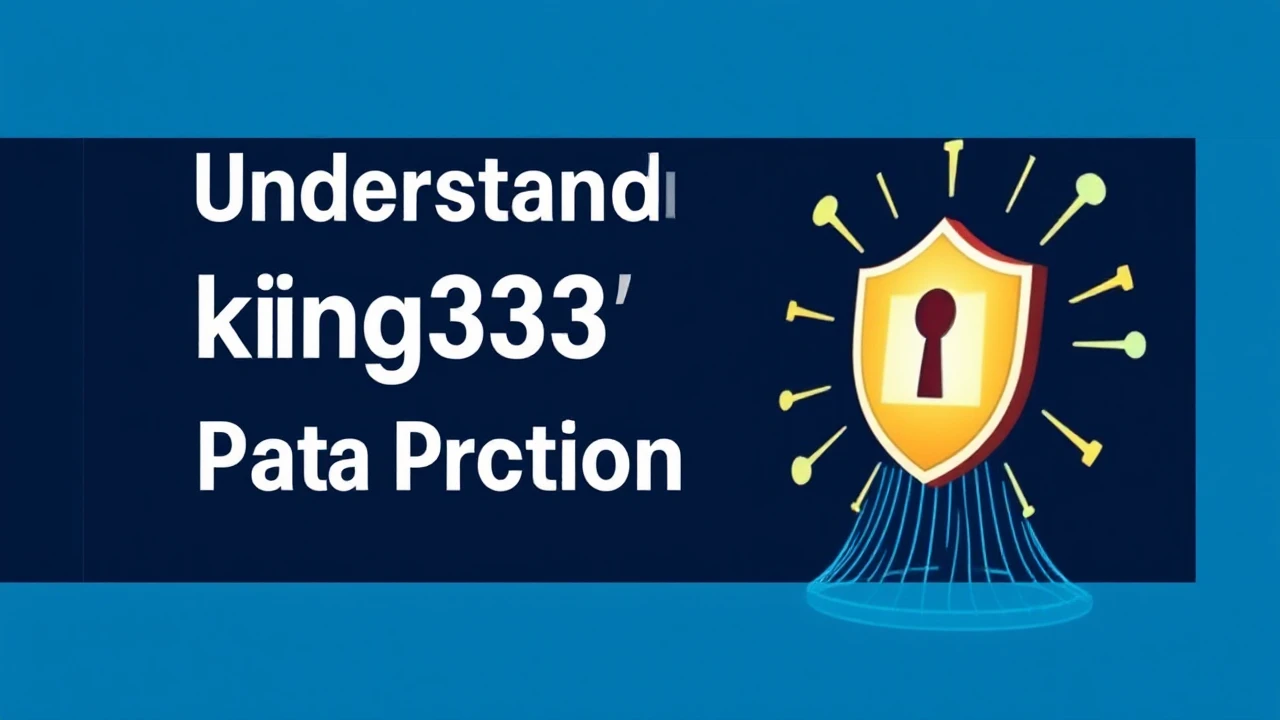 Understanding king33’s Data Protection Practices