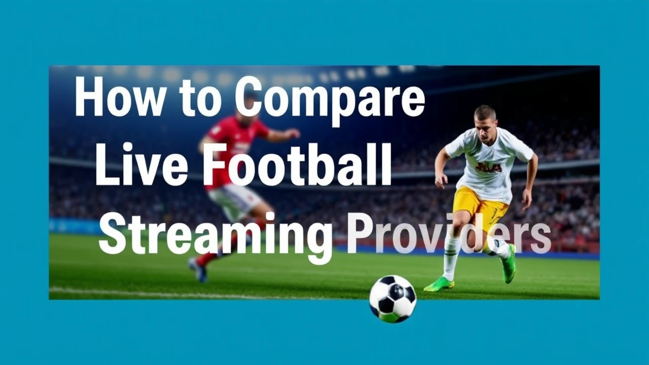 How to Compare Live Football Streaming Providers