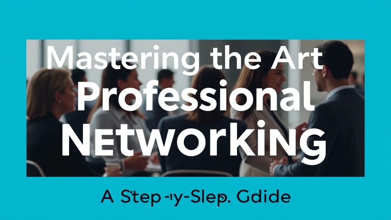 Mastering the Art of Professional Networking: A Step-by-Step Guide