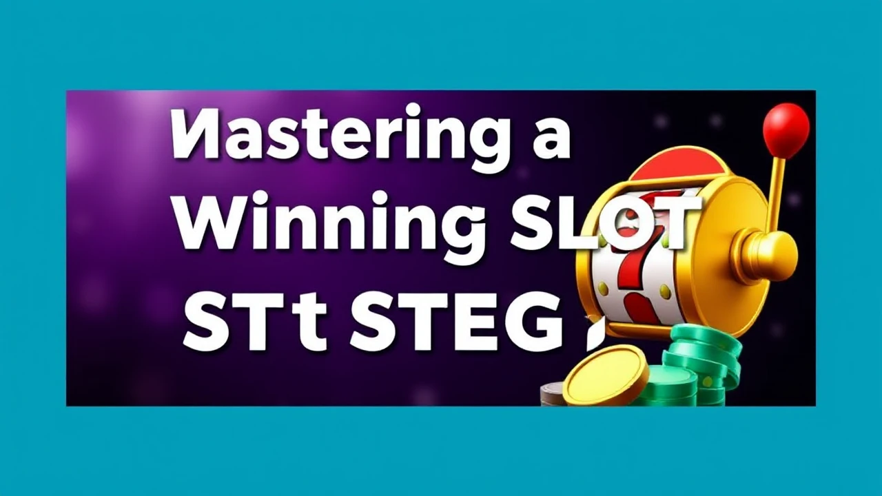 Mastering a Winning Slot Strategy