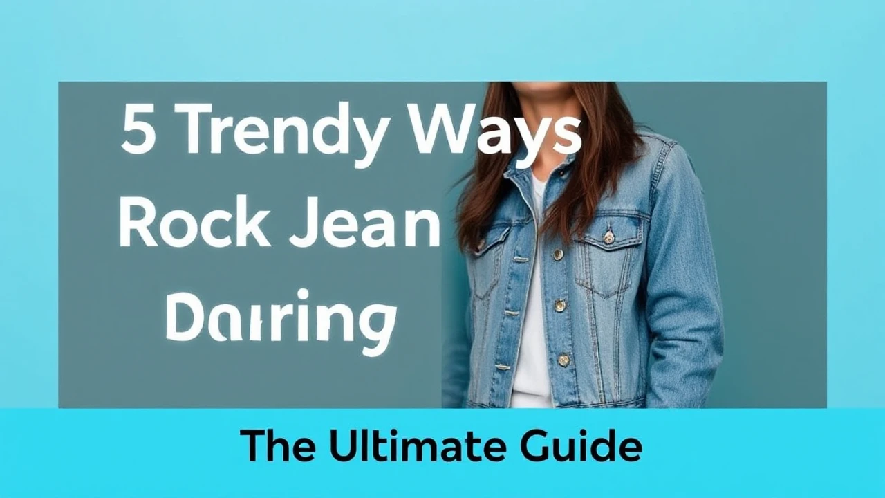 5 Trendy Ways to Rock Jean Jackets During the Current Season: Your Ultimate Guide